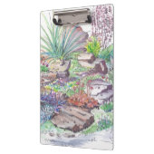 Alpine Garten-Landschaftsgestaltung Klemmbrett (Links)