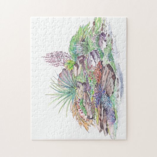 Alpine Garten-Landschaftsgestaltung Puzzle (Vertikal)