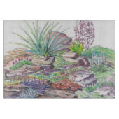 Alpine Garten-Landschaftsgestaltung Schneidebrett (Vorderseite)