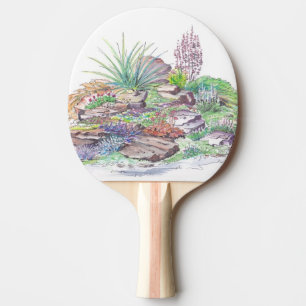 Alpine Garten-Landschaftsgestaltung Tischtennis Schläger