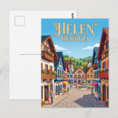 Alpine Helen Georgia Postkarte (Vorne/Hinten)