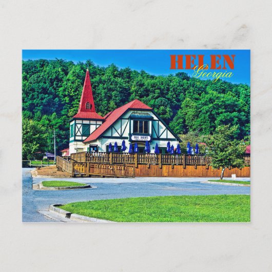 Alpine Helen, Georgia, USA. Postkarte (Vorderseite)