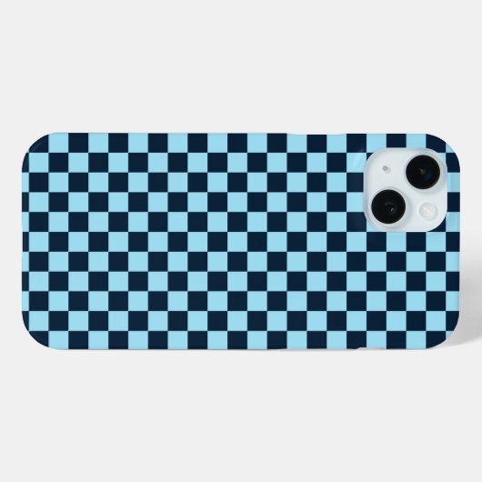 Alpine ice checkerboard pattern Case-Mate iPhone hülle (Rückseite (Horizontal))