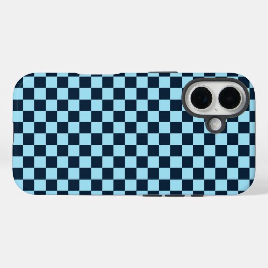 Alpine ice checkerboard pattern Case-Mate iPhone hülle (Rückseite (Horizontal))