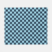 Alpine ice checkerboard pattern fleecedecke (Vorderseite (Horizontal))