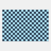Alpine ice checkerboard pattern geschenkpapier set (Vorderseite)