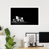 Alpine Inn (b&w) Poster (Heimbüro)