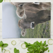 Alpine Kühe Handtuch (Gefaltet)