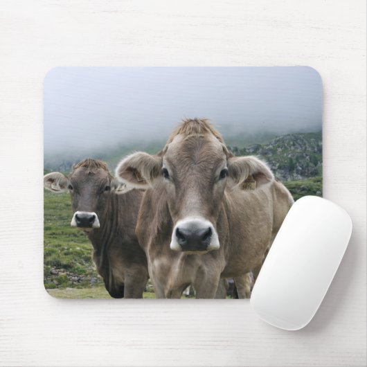 Alpine Kühe Mousepad (Mit Mouse)