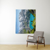 Alpine lake Oeschinensee in Switzerland Wandteppich (Beispiel)