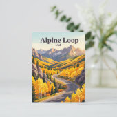Alpine Loop Utah USA Postkarte (Stehend Vorderseite)