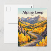 Alpine Loop Utah USA Postkarte (Vorne/Hinten)