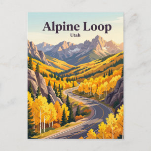 Alpine Loop Utah USA Postkarte