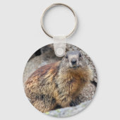 Alpine Marmot Keyring Schlüsselanhänger (Vorderseite)