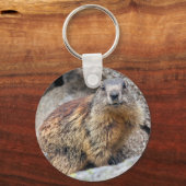 Alpine Marmot Keyring Schlüsselanhänger (Vorderseite)