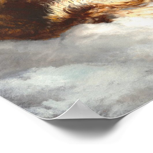 Alpine Mastiffs - Sir Edwin Landseer Kunst Poster (Ecke)