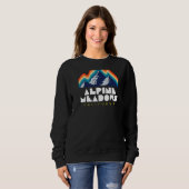 Alpine Meadows, California - USA Ski Resort - BACK Sweatshirt (Vorne ganz)