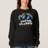 Alpine Meadows, California - USA Ski Resort - BACK Sweatshirt (Vorderseite)