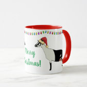 Alpine Milchziege Weihnachten Tasse (VorderseiteRechts)