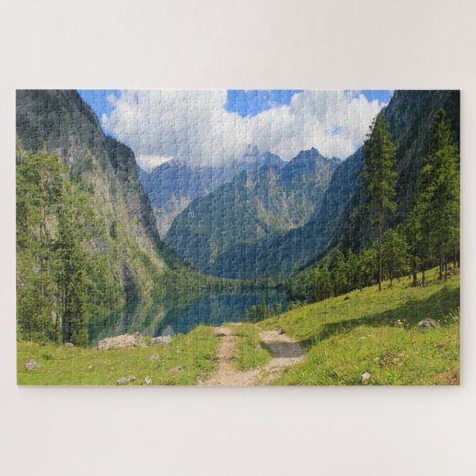 Alpine Mountain Pass Deutschland. Puzzle (Horizontal)