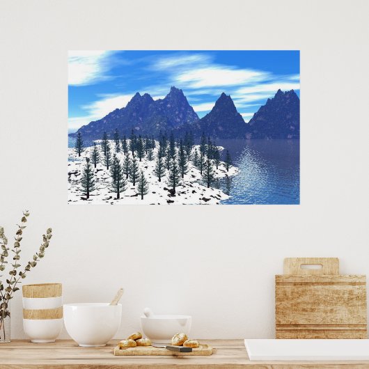 Alpine Poster Print (Küche)