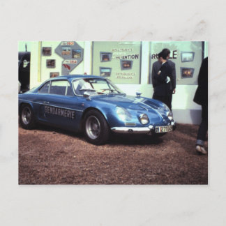 Alpine Renault Le Mans 1968 Postkarte
