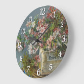 Alpine Rose in einer Windows Box - Andreas Lach Große Wanduhr (Winkel)