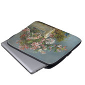 Alpine Rose in einer Windows Box - Andreas Lach Laptopschutzhülle (Vorne Knopf)