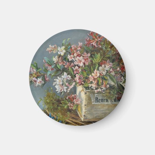 Alpine Rose in einer Windows Box - Andreas Lach Magnet (Vorne)