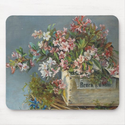 Alpine Rose in einer Windows Box - Andreas Lach Mousepad (Vorne)