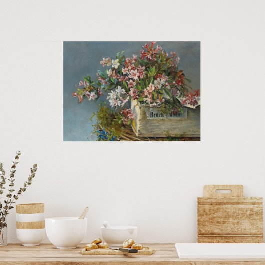 Alpine Rose in einer Windows Box - Andreas Lach Poster (Küche)