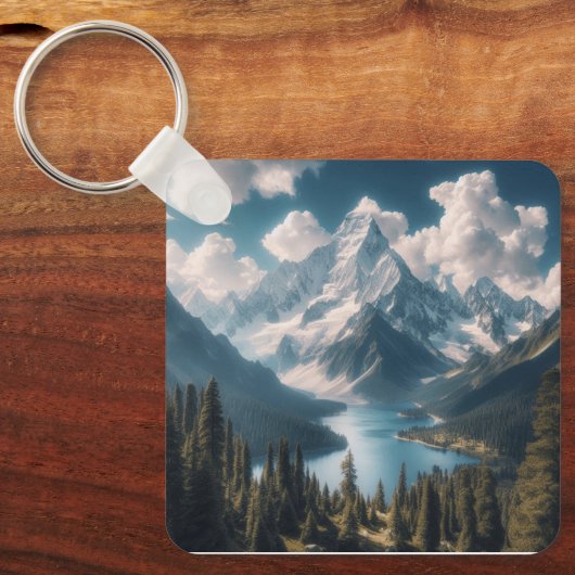 Alpine Ruhe Schlüsselanhänger (Vorderseite)