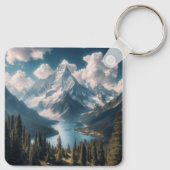 Alpine Ruhe Schlüsselanhänger (Rückseite)