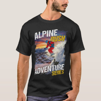 Alpine Rush – Extreme Skia-Abenteuer Berg  T-Shirt