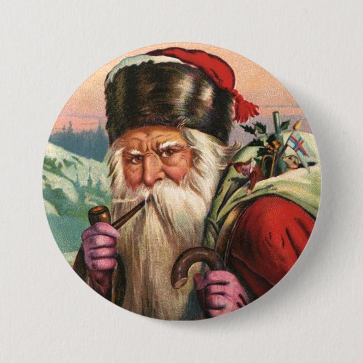 Alpine Santa Button (Vorderseite)