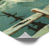 Alpine Santa Poster (Ecke)