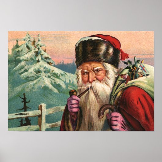 Alpine Santa Poster (Vorne)