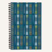Alpine Ski Spiral Notbeook Notizblock (Vorderseite)