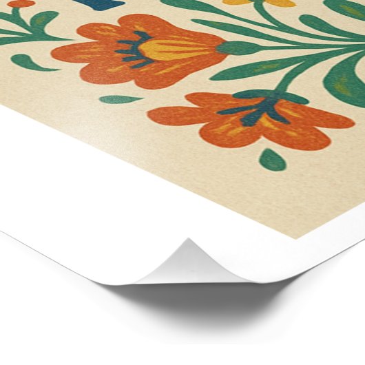 Alpine Skiing Faster Than My Problems Fotodruck (Ecke)