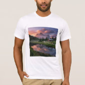 Alpine Sunrise Reflections T-Shirt (Vorderseite)