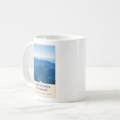 Alpine Täler der französischen Alpen Kaffeetasse (Vorderseite Links)