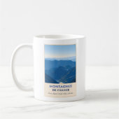 Alpine Täler der französischen Alpen Kaffeetasse (Links)