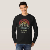 Alpine Texas Mountain Sunset Sunrise Kayaking T-Shirt (Vorne ganz)