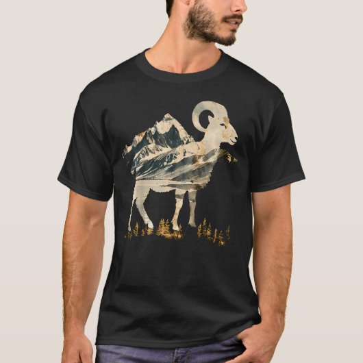 Alpine Tundra Dall-Schafe T-Shirt (Vorderseite)
