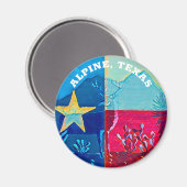 ALPINE, TX Magnet (Vorderseite/Rückseite)