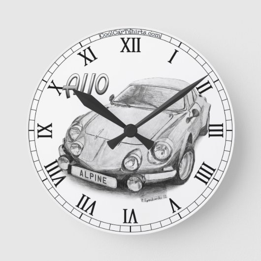 Alpine Uhr A110 (Vorderseite)