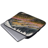 Alpine Wiesen Kunst Laptopschutzhülle (Vorne Knopf)
