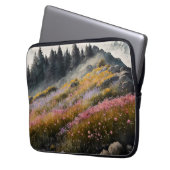 Alpine Wiesen Kunst Laptopschutzhülle (Vorderseite Links)