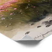 Alpine Wiesen Kunst Poster (Ecke)