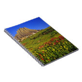 Alpine Wildblumen am Logan Pass im Gletscher Notizblock (Rechte Seite)